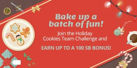 Swagbucks Holiday Cookies Team Challenge