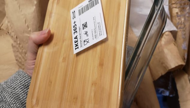 Ikea 365+ food storage with bamboo lid