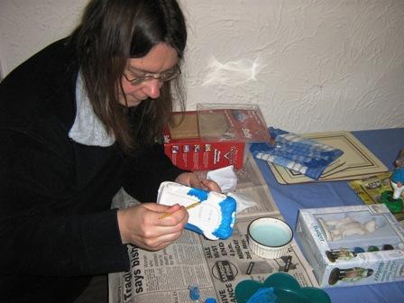 More painting of Sally