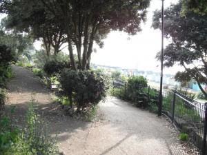 seat in the sun in the gardens