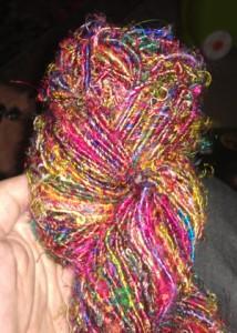 recycled silk yarn