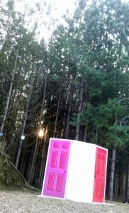 scenery at King Lear, Theatre in the Forest