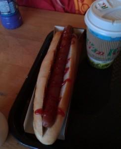 The biggest hotdog in the forest?