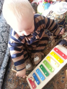 wooden xylophone toy from Plan