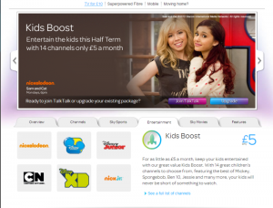 Kids boost from TalkTalk