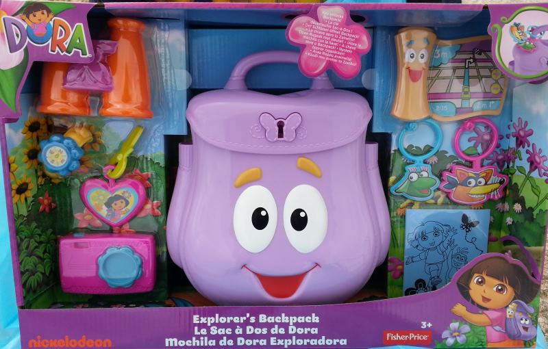 backpack in box