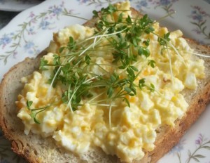 egg and cress sandwich