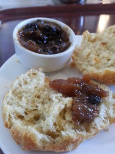 stilton and ale with local chutney