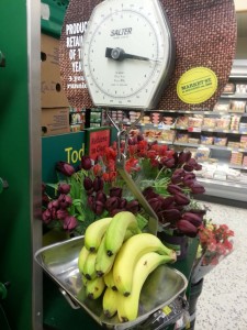 bananas on scale