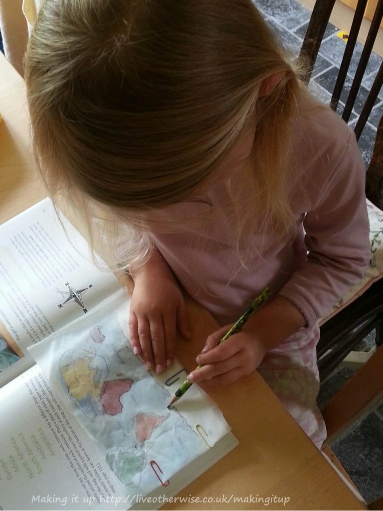 tracing continents