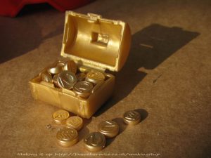 playmobil gold chest with coins