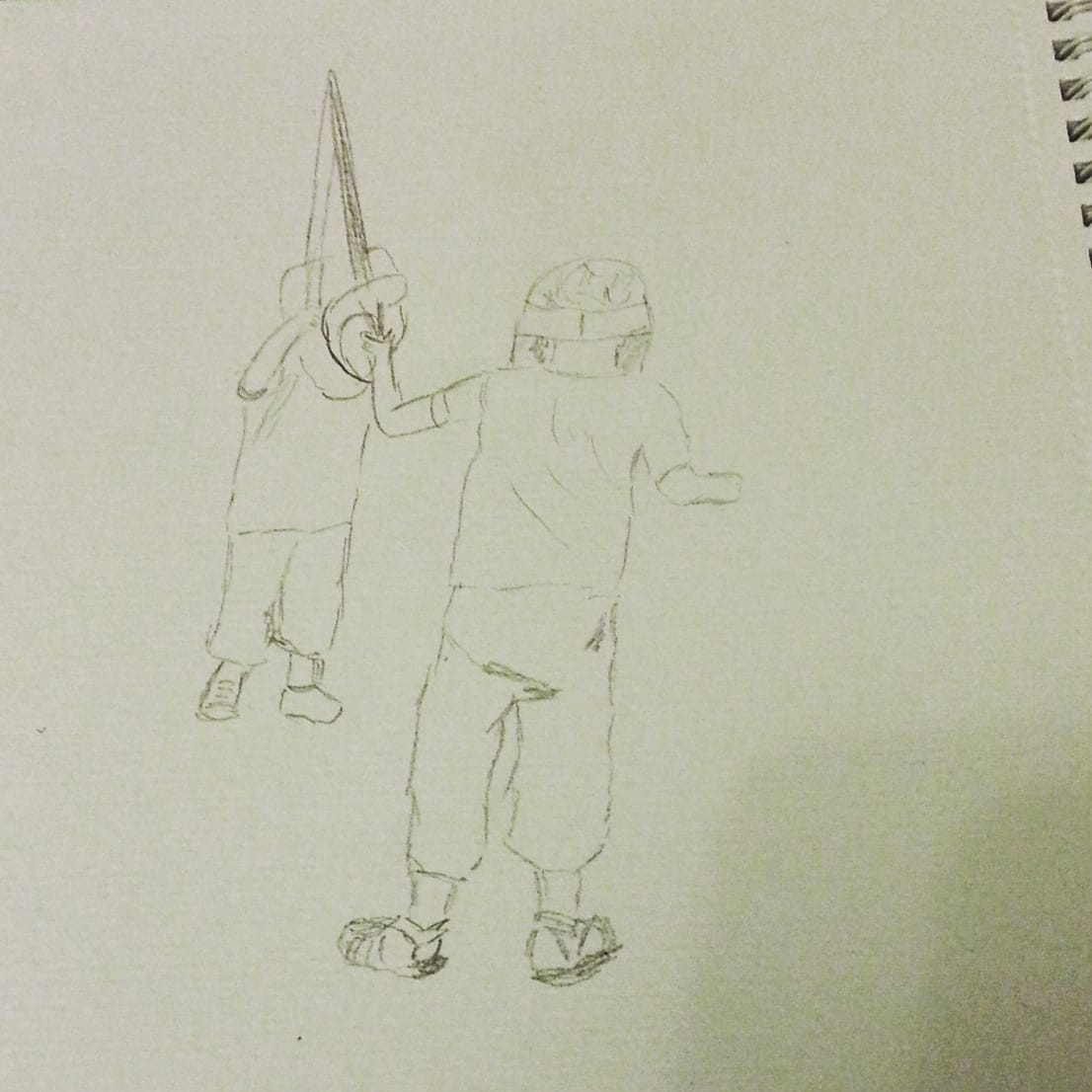 Fencing. And drawing.